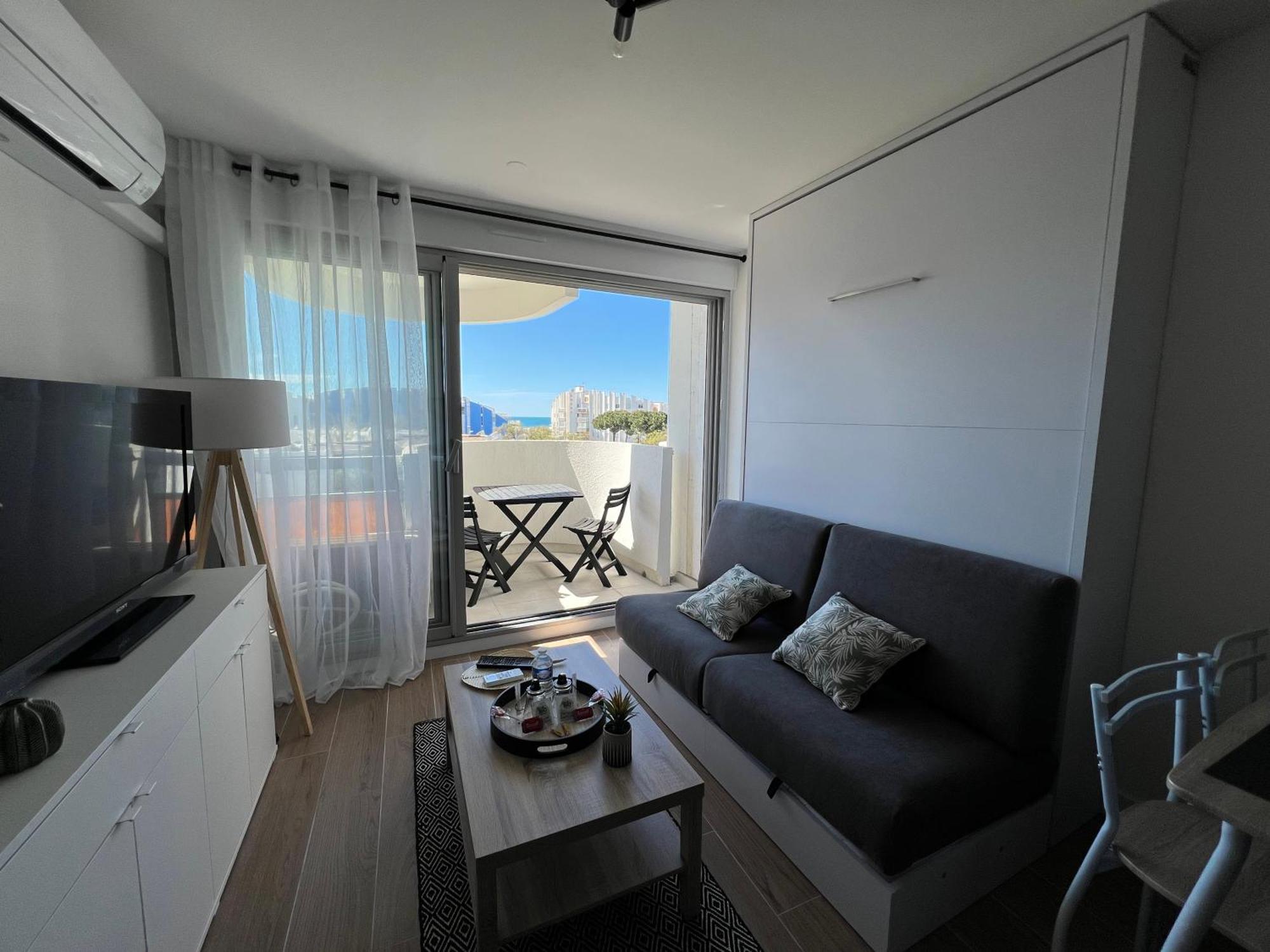 Superbe Studio Cabine Vue Mer 3 Etoiles * Λα Γκραντ-Μοτ Εξωτερικό φωτογραφία